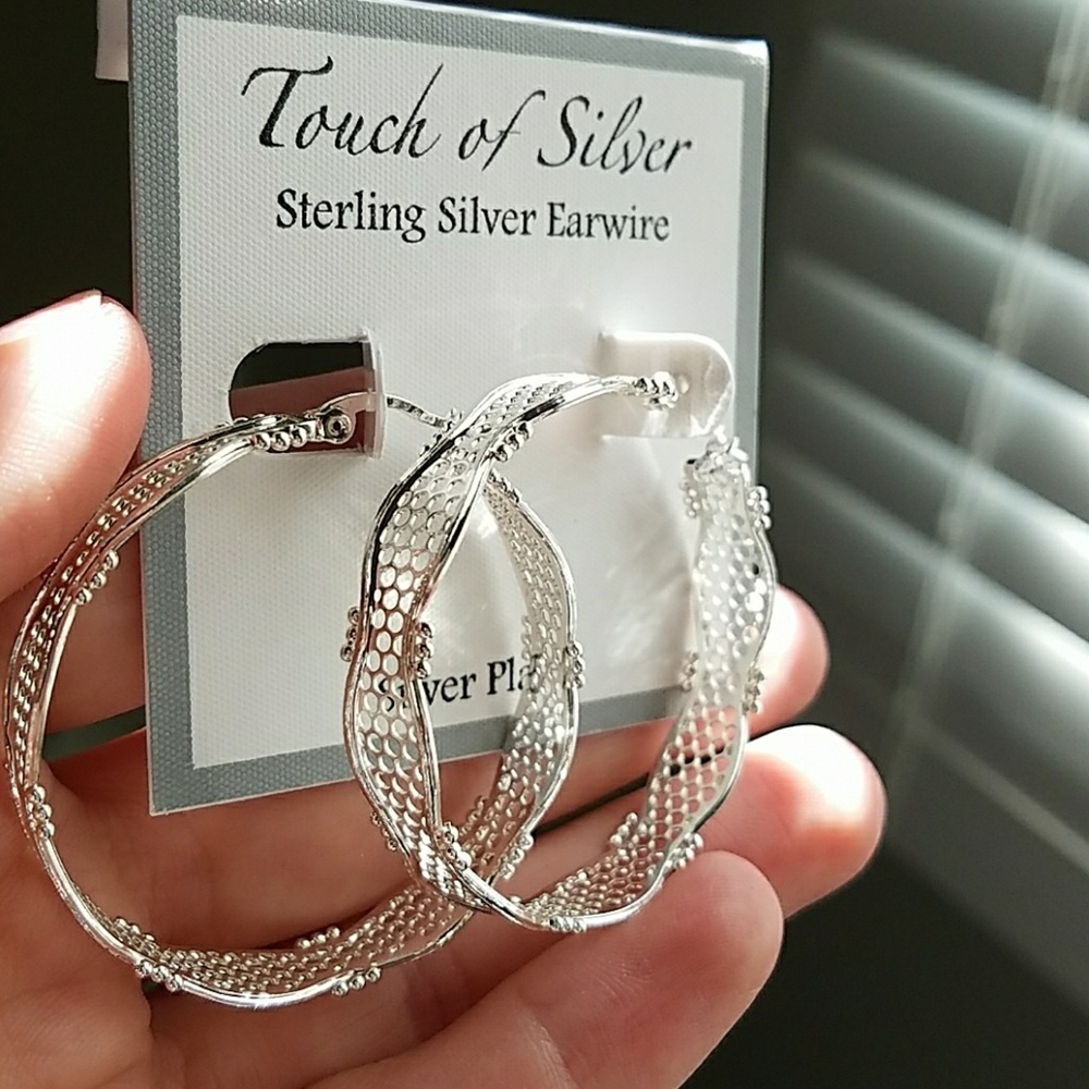 Touch of Silver sterling silver earings